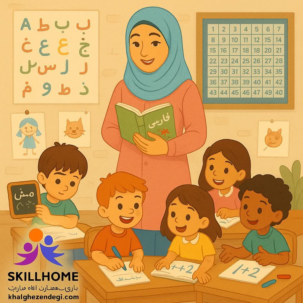 پشتیبان مدرسه در کرج | تقویت تحصیلی و انجام تکالیف با نظارت مربیان اسکیل هوم